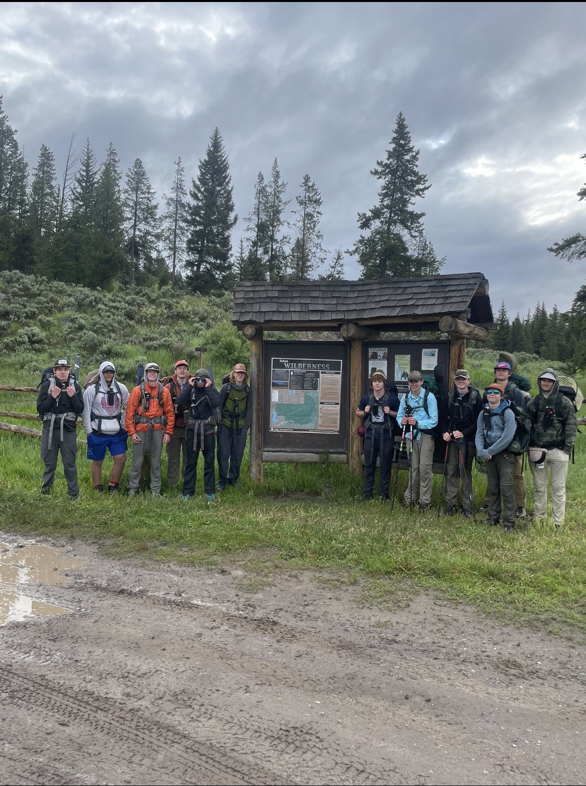 Thorofare trail clearance